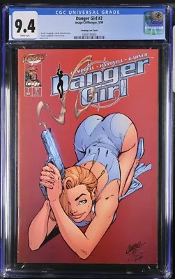 Danger Girl #2 Cgc 9.4 (nm) J. Scott Campbell Smoking Gun Variant 1998 1st Print • $289.99