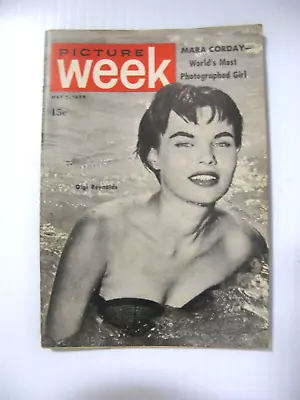 Picture Week May 7 1955 Vol 1 #11  Mara Corday – Weekly Mini-Magazine • $8