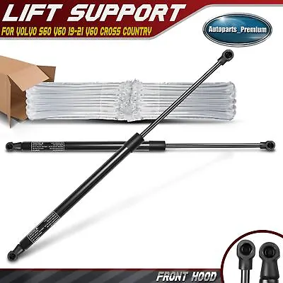 2pcs Hood Lift Supports For Volvo S60 V60 2019 2020 2021 V60 Cross Country 2.0L • $20.99