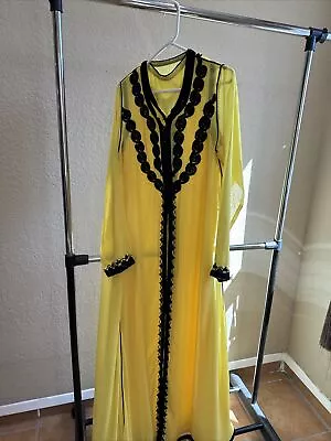 Takchita Dubai Moroccan Dress Caftan Kaftan AbayaMuslim Dress Jelbab • $40