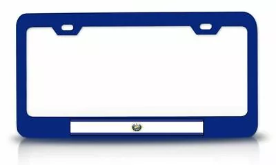 EL SALVADOR Country S Steel License Plate Frame Car SUV Bu S25 • $15.95