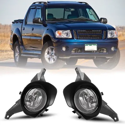 For 2001-2005 Ford Explorer Sport Trac Fog Lights Driving Clear Bumper Lamps • $45.99