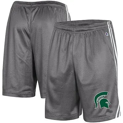 Men's Champion Gray Michigan State Spartans Team Lacrosse Shorts • $39.99