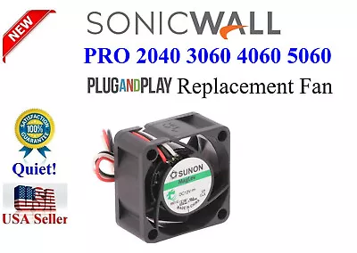 New **Quiet** Version Fan For SonicWALL PRO 2040 3060 4060 5060 • $15.95