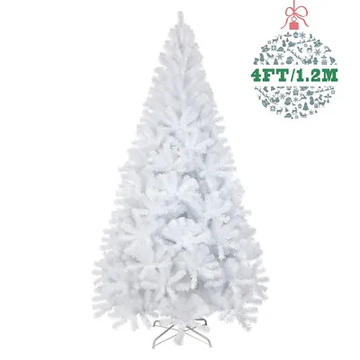 Christmas Tree W/ Blue Lights 4ft 5ft 6ft 7ft Bushy Xmas Pine Holiday Artificial • $56.99