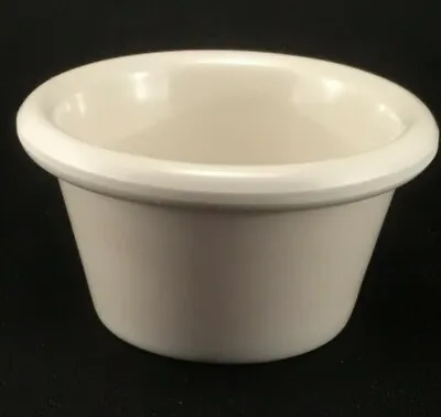 3oz RAMEKINS WHITE MELAMINE BONE - SAUCE POT - CREAM - JAM - OLIVES DISH - 7.8cm • £4.98