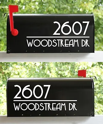 3-pack Mailbox Numbers And Address Vinyl Decals - Street Home - Die Cut COPA • $9.99