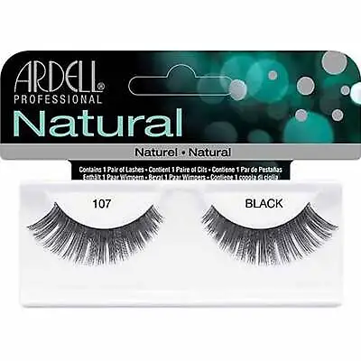 £3.95 • Buy Ardell Natural False Eyelashes - Black 107 (60710)