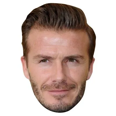 David Beckham Celebrity Mask Flat Card Face • £5.29