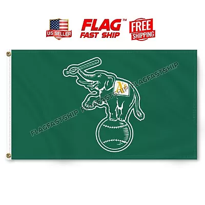 Oakland Athletics A's Flag 3x5 FT Banner Retro Style Baseball FREE Shipping • $12.98