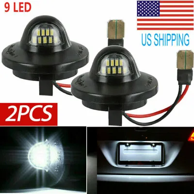 $8.99 • Buy 2* For Ford F150 F250 F350 LED License Plate Light Tag Lamp Assembly Replacement