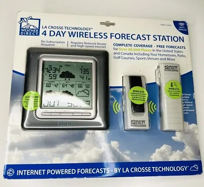 Weather Direct La Crosse Technology 4 Day Wireless Forecast Station *NEEDS BATT* • $28.99