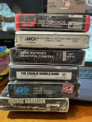 New Sealed 8-Track Tapes Music Country Rock You Choose $4.98 & Up • $3.98