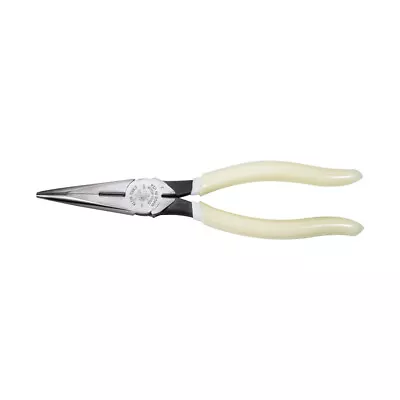 Klein Tools D203-8-GLW Pliers Long Nose Side-Cutters Hi-Viz 8-Inch • $40.26