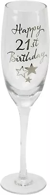 21st Birthday Champagne Flute Gift • £9.99