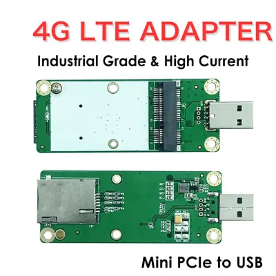 4G Industrial Mini PCIe To USB Adapter WSIM Card Slot For WWAN/3G/4G/WiFi Module • $10.57