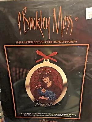 VTG `98 Christmas Ornament Madonna & Child P Buckley Moss Cross Stitch Kit  LE • $14.99