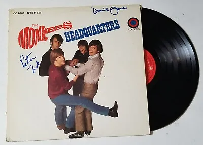 Davy Jones & Peter Tork Of The Monkees SIGNED Headquarters Vinyl Record JSA COA  • $449.99