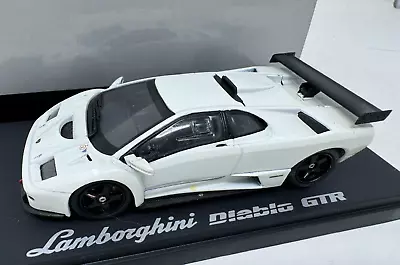 1/43 Kyosho Lamborghini Diablo GTR Pearl White #03215W (e36) • $59.99