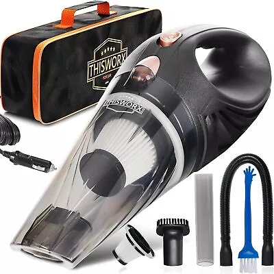 ThisWorx Car Vacuum Cleaner - Car Accessories -Small 12V High Power Handheld • $80