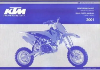 2001 KTM 50SX Pro Senior LC Engine And Chassis Spare Parts Manual : 320822 • $5.16