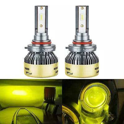 9005 3000K Yellow LED Kit High Beam Headlight Bulb High Bright DRL For Ford F150 • $25.59