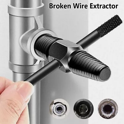 Tap Faucet Broken Wire Extractor Damaged Screw Double Head Pipe Bolt Remover • £6.50