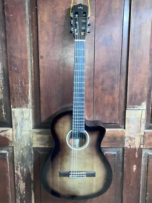Cordoba Fusion 5 Cutaway Classical Nylon Solid Top Electric Acoustic Guitar • $325