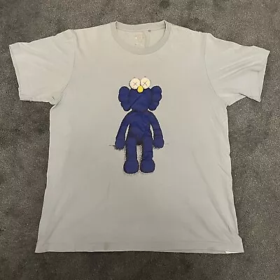 Kaws X Sesame Street Uniqlo T-Shirt Blue Large • £15