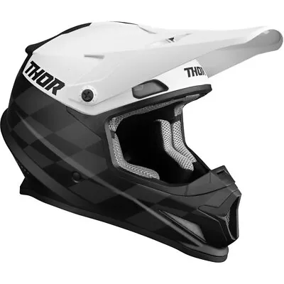 NEW Thor Sector Birdrock Black/White Motocross Dirt Bike Helmet • $129