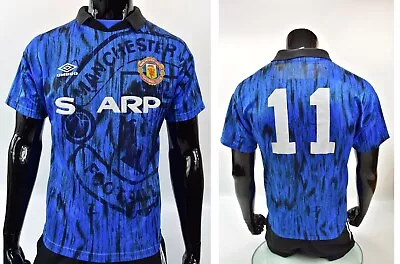 1992-93 Umbro Manchester United Away Shirt GIGGS #11 SIZE S (adults) • $43.80