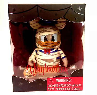 Disney Vinylmation 3  Japan Tokyo Halloween Glow Gid Mummy Donald Duck Nib 2013 • $199.99