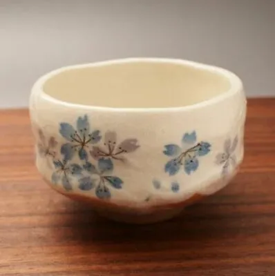 Chawan MINO YAKI WARE Japanese Matcha Bowl Tea Cup Heian Cherry Blossom Japan BL • $56.90