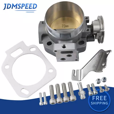 72mm Billet Throttle Body For K-Series K20 K24 PRB/PRC/RBC/RRC • $65.97