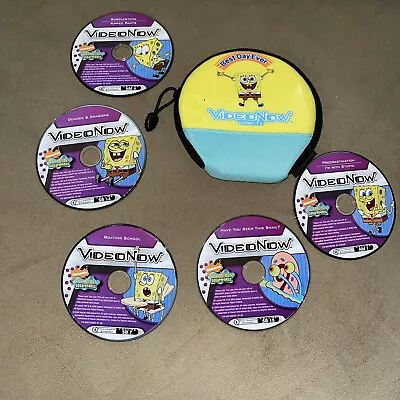 Lot Of 5 VideoNow Color XP Discs W/Case Spongebob • $45.99