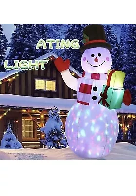 Snowman Inflatable Outdoor Decoration 5FT Snowman Christmas Decoration • $50