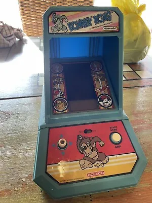 $130 • Buy Donkey Kong 1981 Coleco Tabletop Mini Arcade Tested And Working - No Back Cover