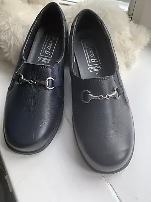 Brand New Extra Wide Fit Shoes Navy Size 8 Easy B • £25