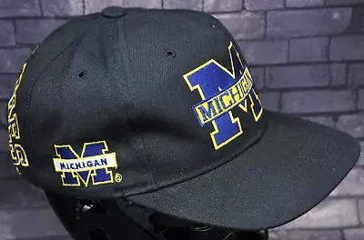RARE Vintage Michigan Wolverines Hat Cap Snapback Football Colosseum Athletics • $49.99