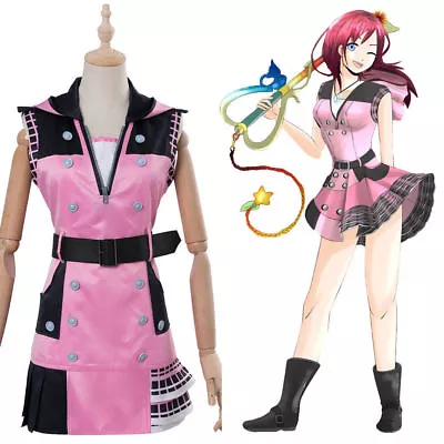 Kingdom Hearts III 3 Kairi Cosplay Costume Uniform Outfit Combat Suit New &55 • $58