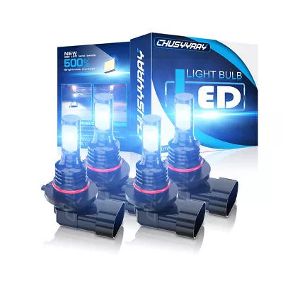 Combo 9005 9006 Ice Blue 8000K COB LED Headlight Kit Bulbs High Low Beam US • $26.99