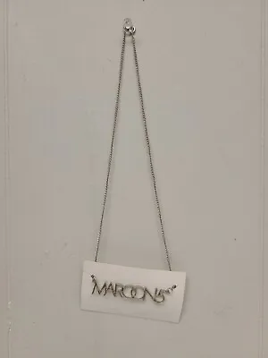 Maroon5 Pop Rock Fan! Necklace And KeychainNew 2Lot Souvenir! • $10.99