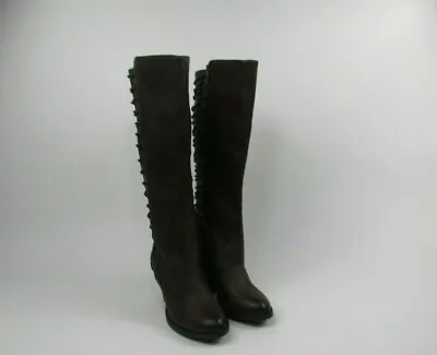 Mossimo Womens Knee High Boots Brown Womens 3.5in Heel Sz6.5 • $13.88