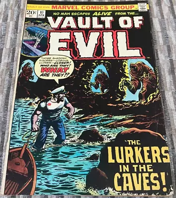 Marvel Comic - VAULT OF EVIL #10 ( 1974) -- Bronze Age Horror -Ungraded - VG+ • $8.95