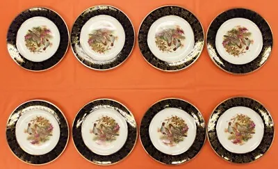 Set X 8 Brooks Brothers Quail Dinner Plates • $600