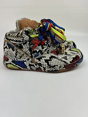 Reebok Melody Ehshani X Pump Omni Lite Mid-Top Snake Printed Women's Sneakers • $100