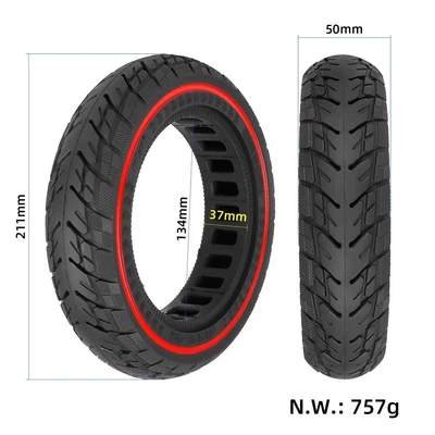 $53.60 • Buy Solid Tyre Durable Tyre Electric Scooters Accessories ZERO 9 Cycling Accessories