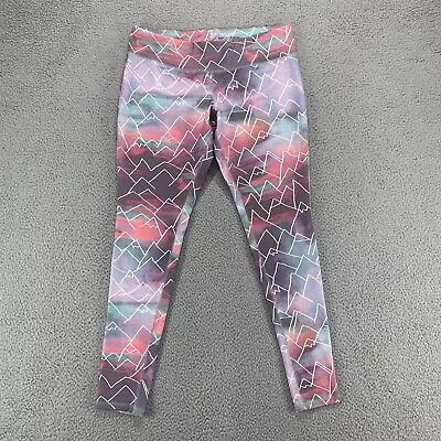 Mossimo Supply Co Pants Womens Large Blue Pink Gym Stretch Athletic 32x28 • $14.99