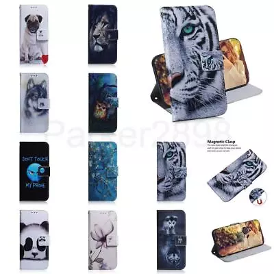 Leather Wallet Phone Case For Galaxy A72 A42 A52 A32 A12 A71 A51 A21 A11 Pattern • $10.99