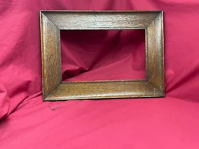 Vintage Mission Style Oak Picture Frame 16 1/2  X 12  For 12 X7 3/8  Pict (1227) • $34.99